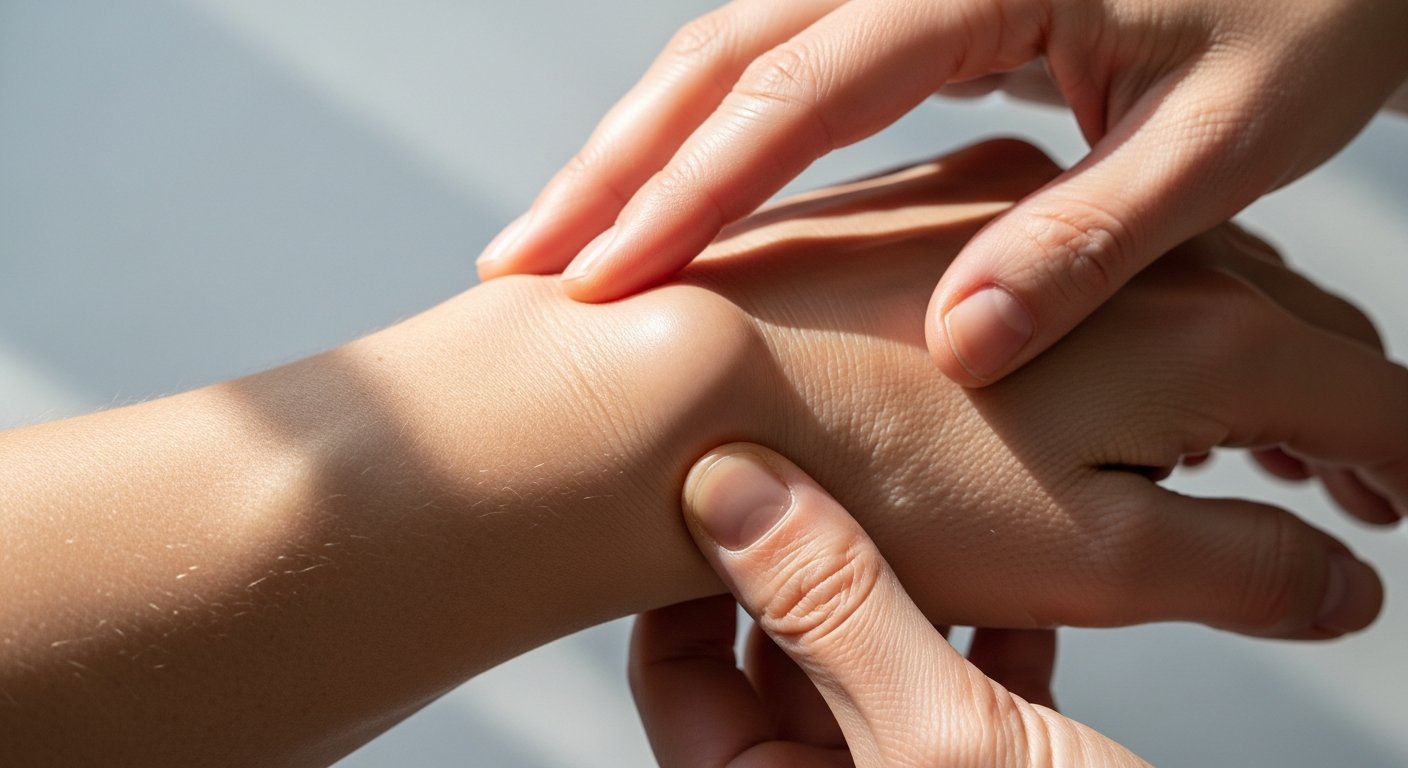 Image ganglion cyst wrist hand closeup 1721780120